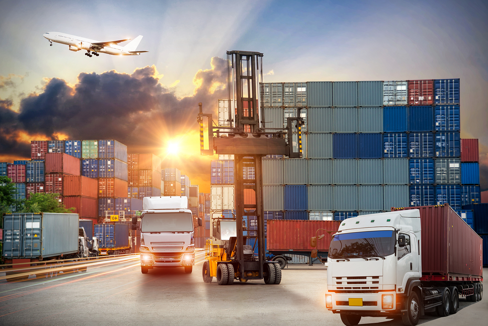 集装箱 飞机 素材 3