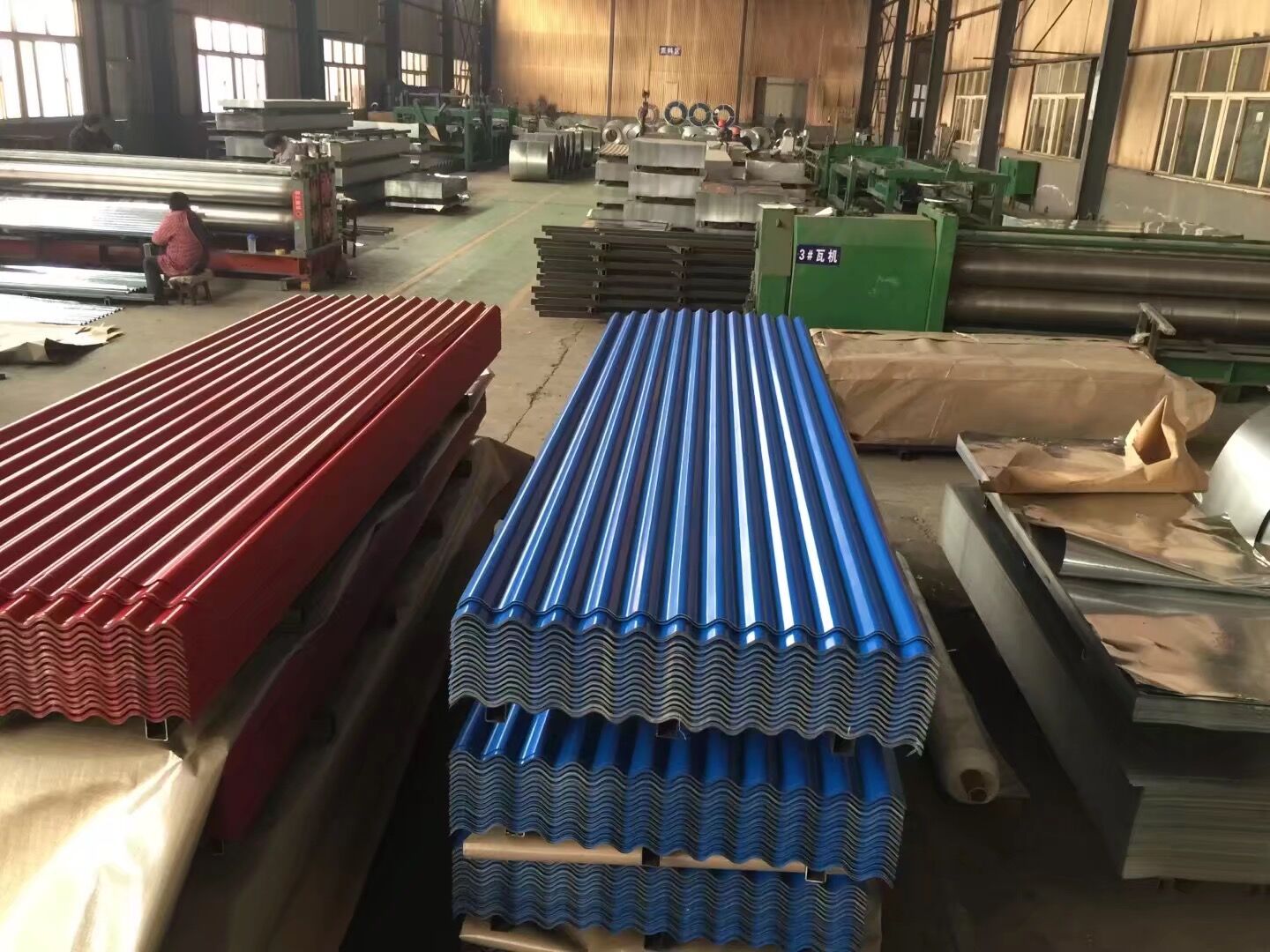 Color Roofing Sheet Prepainted Galvanized Corrugated Steel Sheet Metal Roofing