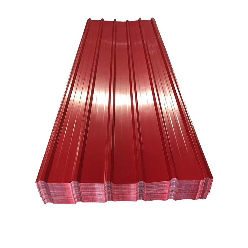 House Iron Roofing Sheets Color Coated Galvanized Corrugated Steel Price