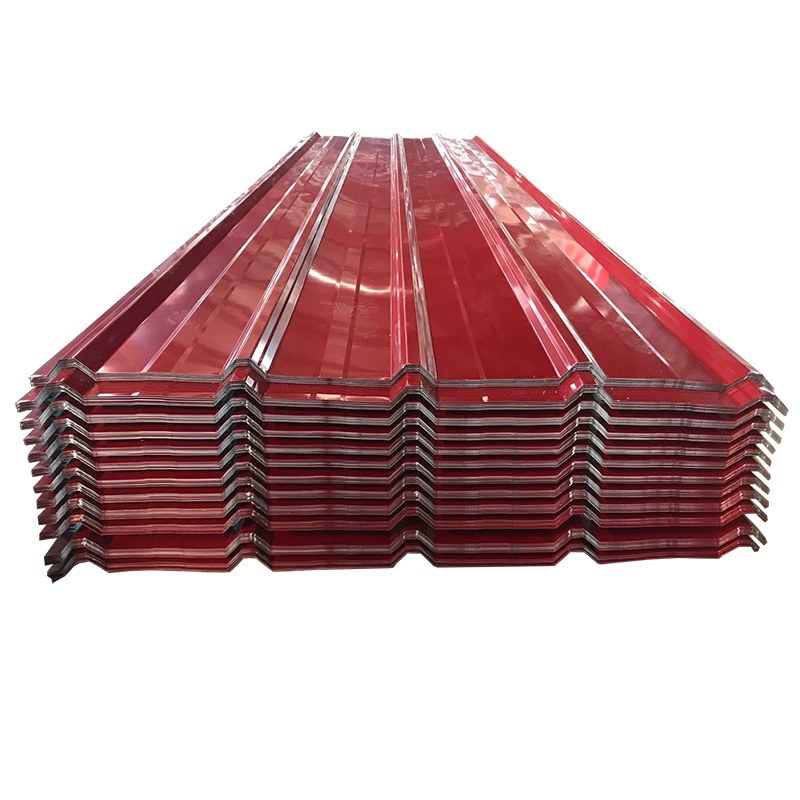 House Iron Roofing Sheets Color Coated Galvanized Corrugated Steel Price