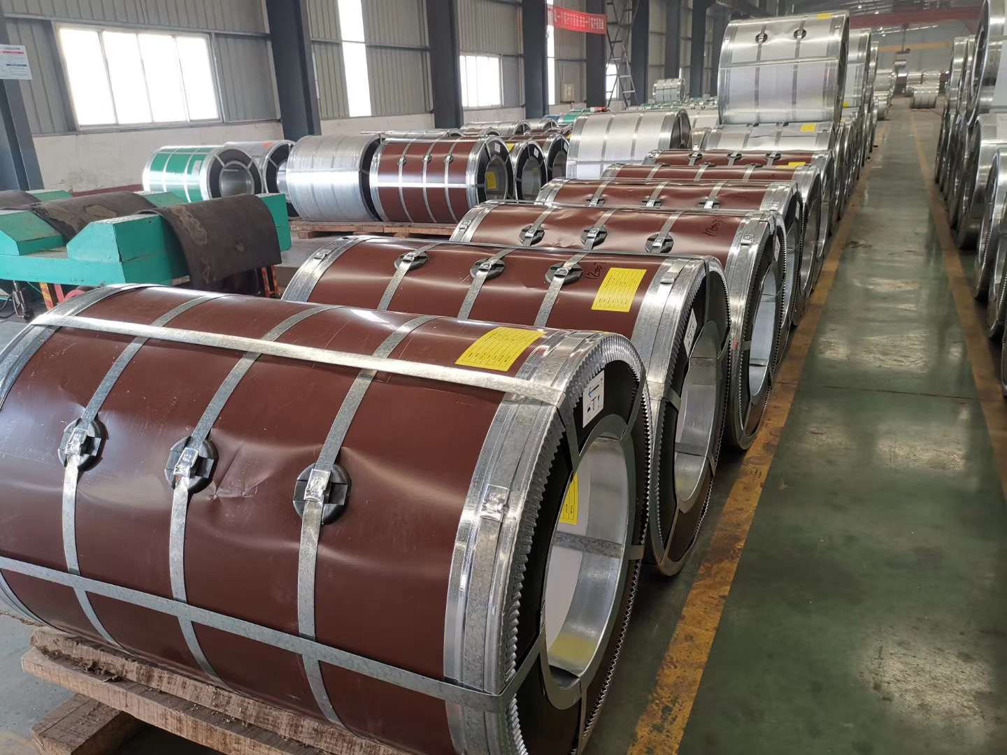 Matt ppgi Prepainted Galvanized Steel Coil Matte RAL8017 RAL7016