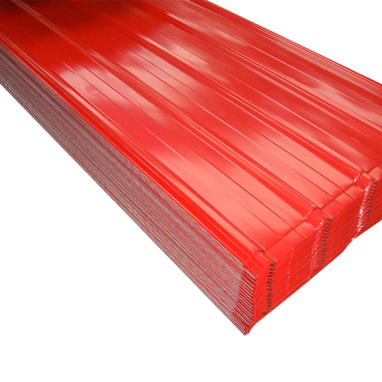 House Iron Roofing Sheets Color Coated Galvanized Corrugated Steel Price