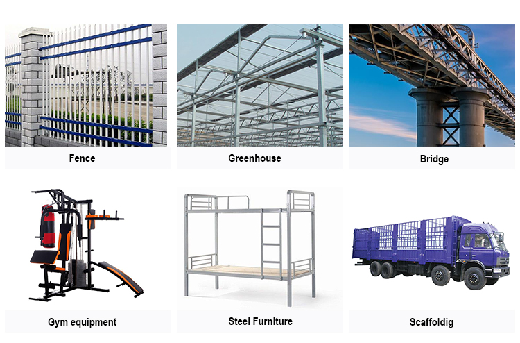 Gi Square Tube Application
