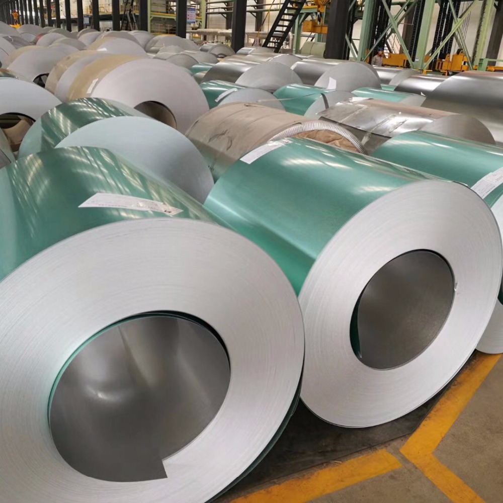 Color galvalume steel coil with anti-finger printed G550, G350, DX51D