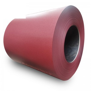 8 Year Exporter Ppgi Coils Galvanized - Matte Coil PPGI PPGL Prepainted Steel Coil /Winkled PPGI Coil With Charcoal Grey Color, Brick red Color,Chocolate Color – Baowusteel company