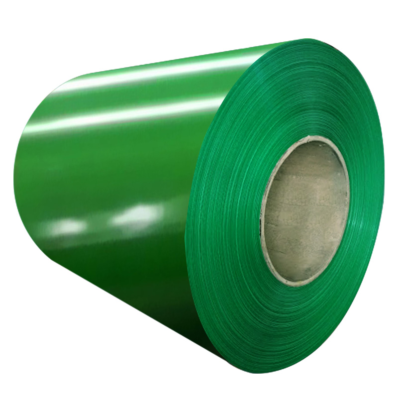 Chinese Professional Zinc Coated Galvanized Steel Coil / Sheet / Strip - Grass Green RAL6010 Color Coated Steel Coil For Roofing, Building, Steel Structure – Baowusteel company detail pictures